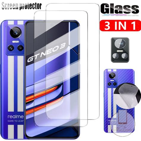 3 In 1 Tempered Glass Realme 11 9i 8i 8 9pro 8pro C31 C35 C25s C21y