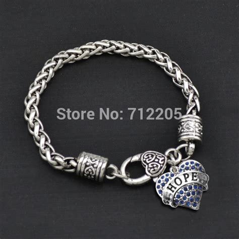 Bracelet Avec Cha Ne Maillons De Bl Aliexpress