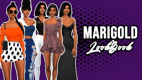 Sims 4 Marigold Marigold Sims 4 Sims 4 Lookbook Sims 4 Clothing ...