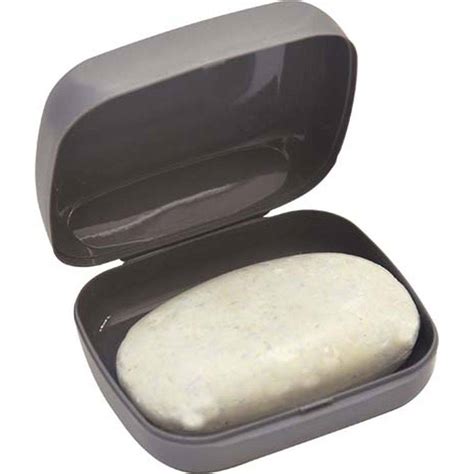 PORTE SAVON DE VOYAGE GRIS Tendance Leroy Merlin