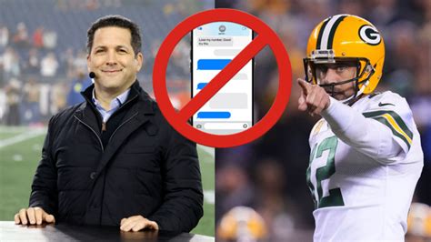 Adam Schefter Gives Backstory To Aaron Rodgers Lose My Number Text