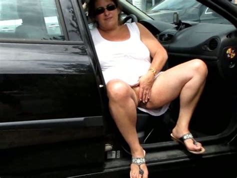 Nude Wife Masterbating In Car