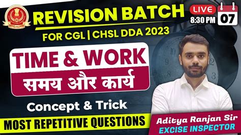 Day Time Work Free Revision Batch Ssc Cgl Cpo Chsl