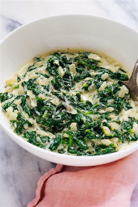Fresh Creamed Spinach Recipe Cookie And Kate