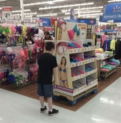 Kid Hits Puberty Staring At Teen Girl In Bikini At Walmart Teenage Boy Fail Funny Pictures