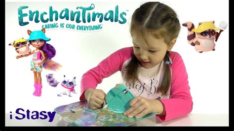 Энчантималс куколка девочка енот.Обзор Enchantimals Енот - YouTube