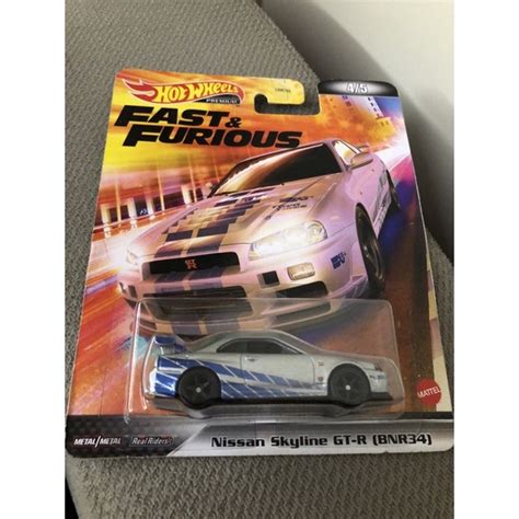 Hot Wheels Nissan Skyline GT R BNR34 Velozes E Furiosos Shopee Brasil