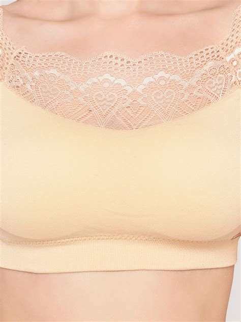 Da Intimo Lacy Bralette Blouse Nude Buy Da Intimo Lacy Bralette Blouse Nude Online At Best