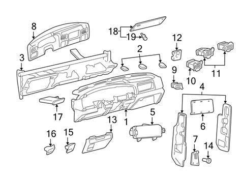 2006 Ford F 250 Super Duty Column Cover Cover Assembly Instrument