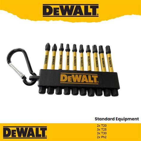 DeWALT DT7275-QZ ดอกไขควง ในพวงกุญแจ 1ชุดมี 10ดอก | Shopee Thailand