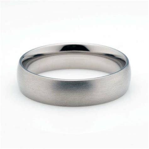 Brushed Platinum Mens Wedding Band Atelier Yuwaciaojp