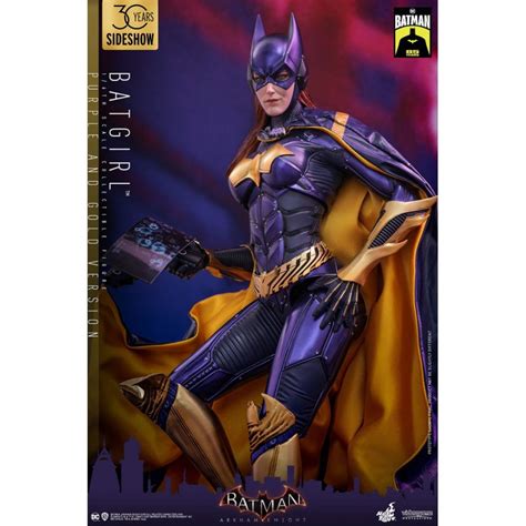Batgirl Hot Toys Vgm Purple And Gold Batman Arkham Knight