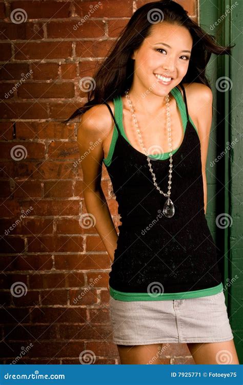 Asian Brunette Stock Image Image Of Lady Female Fashion 7925771