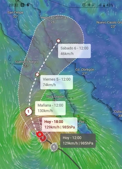 Protección Civil advierte posibles lluvias y tormentas eléctricas en la