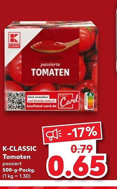 K Classic Tomaten Angebot Bei Kaufland Prospekte De