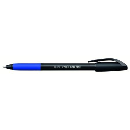 Pix PENAC Stick ball, rubber grip, 0.7mm - scriere albastra - eMAG.ro