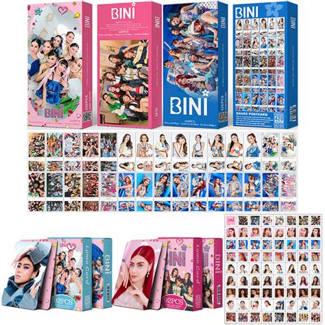 Hot Pcs Box Bini Photocards Stacey Mikha Jhoanna Sheena Aiah Colet Maloi Gwen Holographic