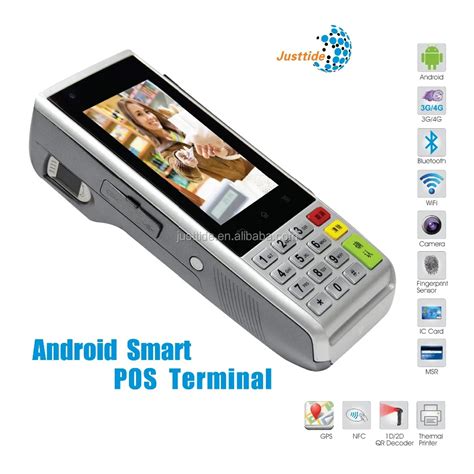 Justtide Производство Ручной Android RFID/NFC POS-терминал с ...