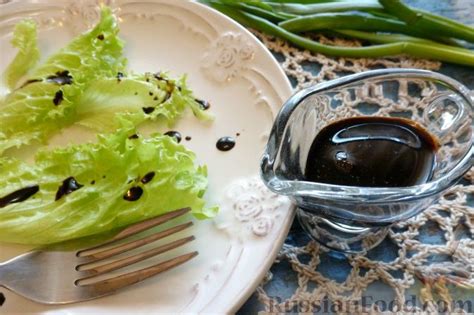 Рецепт: Бальзамический крем-соус на RussianFood.com