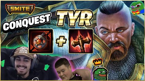 Tyr Nueva Build Op Julio Smite Ranked Conquest Duoq Spudio