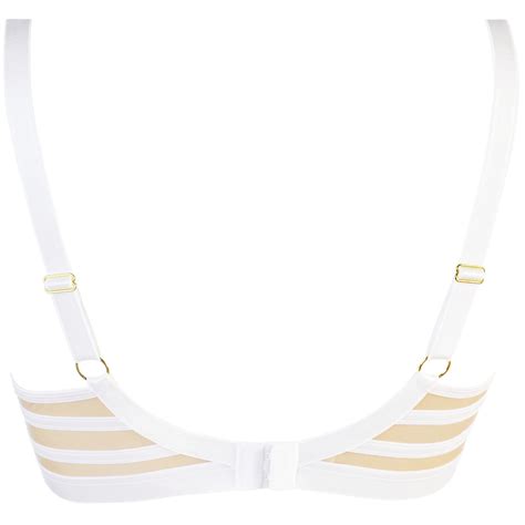 BH mit hautfarbenen Einsätzen weiß BHs Heben Club Hot Fashion Odretto Highheels