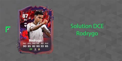 Solution DCE Rodrygo Trailblazers DCE SBC FUToir