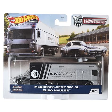 Buy Hot Wheels Mercedes Benz Sl Euro Hauler Team Transport Euro Hauler Online At