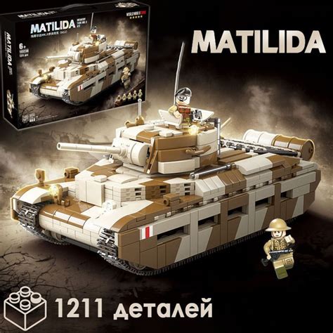 Вопросы и ответы о Конструктор Танк Матильда / совместим с лего техник ...