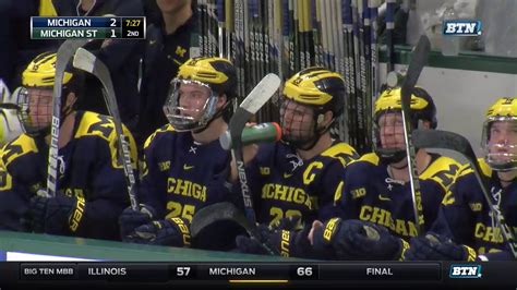 Michigan at Michigan State - Men's Hockey Highlights - Win Big Sports