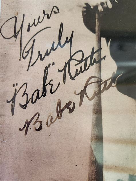 Babe Ruth And Lou Gehrig Print Signed Copy No Bustin Babe S Larrupin Lou S Etsy