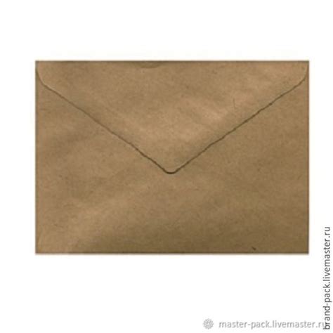 Крафт конверт 11,4x16,2 см (С6) купить в интернет-магазине Ярмарка ...