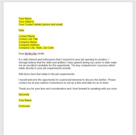 Career Change Cover Letter Cover Letter Template Editable Cover