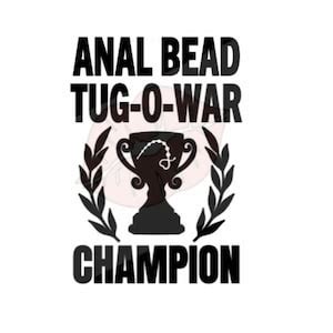Anal Bead Tug Of War Etsy