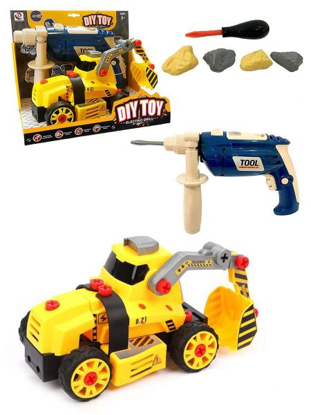 Конструктор Экскаватор с шуруповертом DIY Toy 9905 - купить с доставкой ...