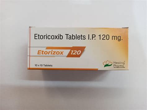 Etoricoxib 120mg Tablets Etorizox At Rs 130 Strip Neuropathic Pain