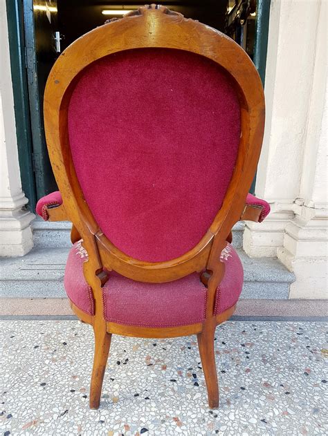 Antique Walnut Arm Chair