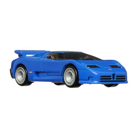 Masinuta Hot Wheels Premium Bugatti 94 EB110 1 64 Albastru EMAG Ro