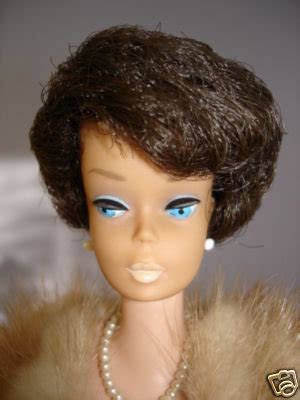 Vintage Nude Brunette Bubblecut Barbie Doll Nice