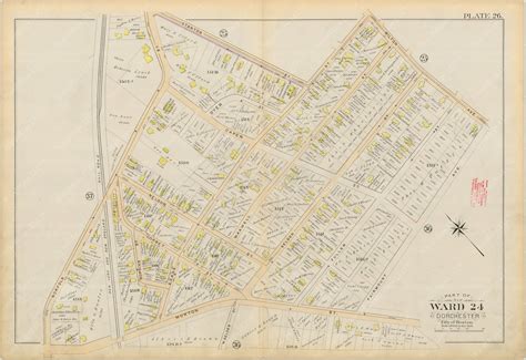 Dorchester Massachusetts 1894 Plate 026 Wardmaps Llc