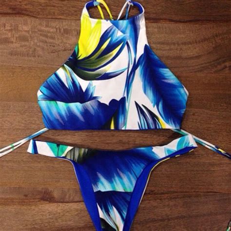 Sexy Print Bikini Swimsuit We Po On Luulla