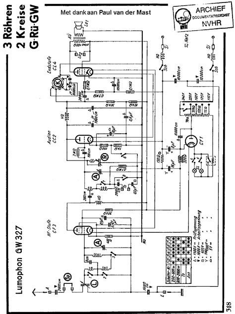 Lumophon Gw327 Ac Dc Radio Sch Service Manual Download Schematics