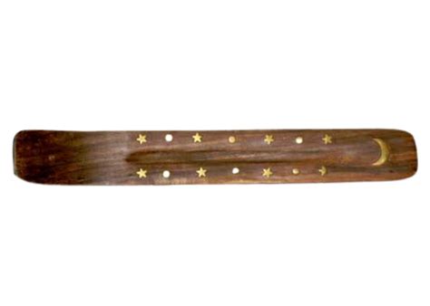 Curved Wood Incense Stick Holder