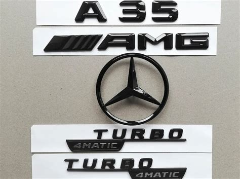 Mercedes A35 Black Badge Package With Front Grille Star Kits Uk