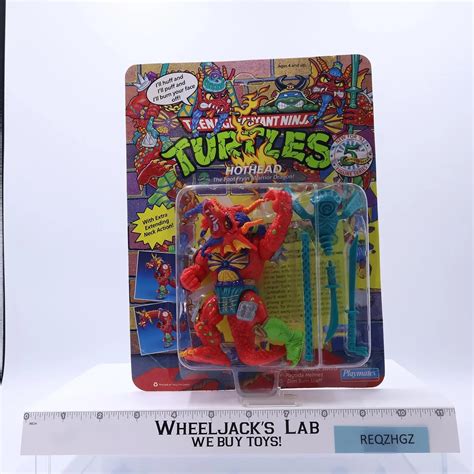 Hothead Hot Head Teenage Mutant Ninja Turtles Tmnt Playmates Mosc Wheeljack S Lab