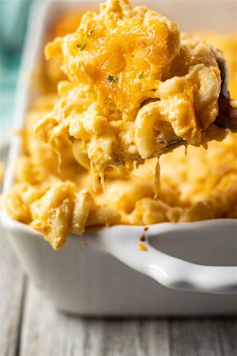Southern Baked Mac And Cheese Soul Food Recipe Pink Owl Kitchen