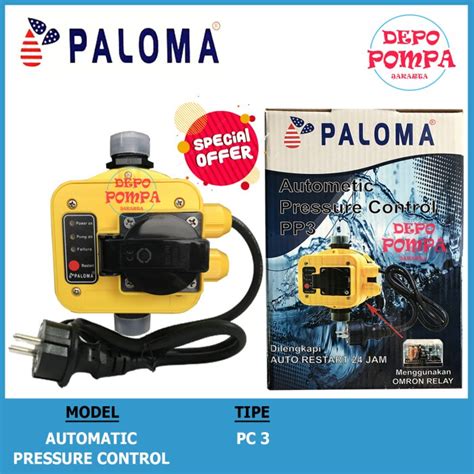 Pressure Control Paloma Automatic Pc Automatic Water Pump Shopee