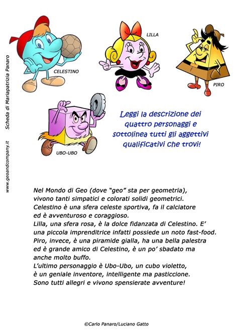 Caccia Agli Aggettivi Qualificativi Schede Didattiche Scuola Primaria