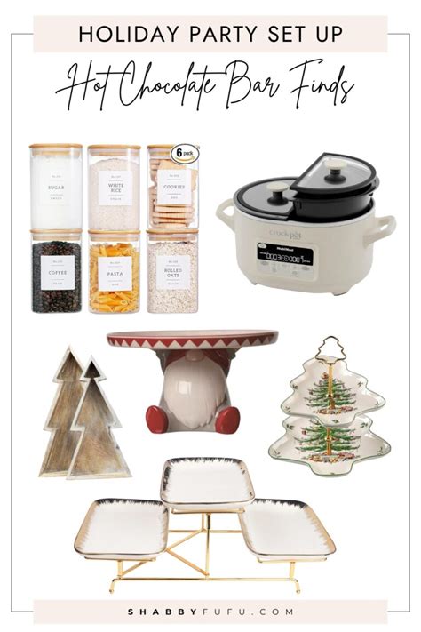 How To Set Up A Hot Chocolate Bar For Your Holiday Party Shabbyfufu