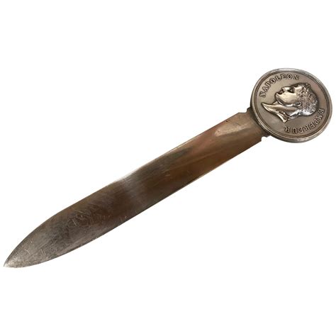 Jean Filhos For Christofle Silvered Bronze Erotic Letter Opener Nude