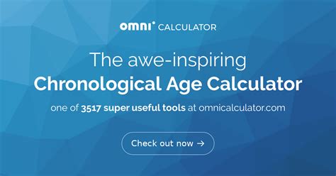 Chronological Age Calculator | Find Your Real Age